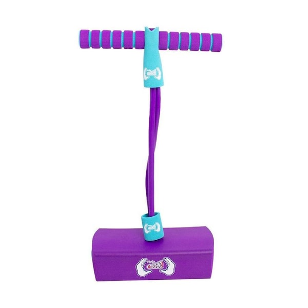 Cooee Freestyle Junior Pogo Bounce Jump Stick Upto 110kg Purple/Blue 3+