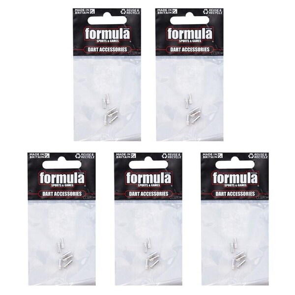 5x 6pc Formula Sports Anodized Alloy Aluminium Dart Flight Protectors Assorted