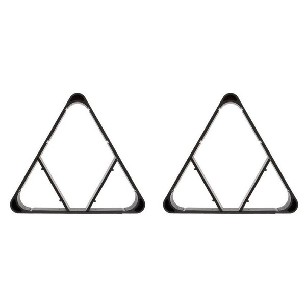 2PK Formula Sports PVC Multi-Game Pool Snooker Billiard 9-Ball Triangle 2in