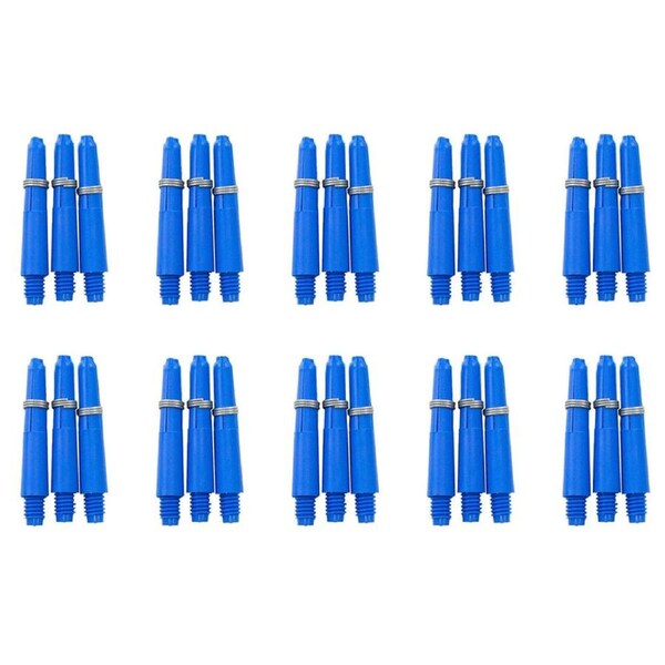 10x 3pc Formula Sports Ring Grip Dart Shafts Stems Medium 48mm Assorted