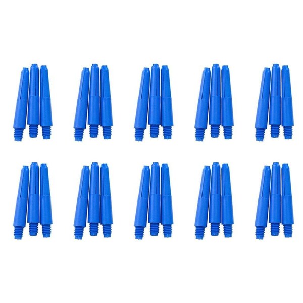 10x 3pc Formula Sports Nylon Dart Shafts Stems Extra Short 30mm Assorted