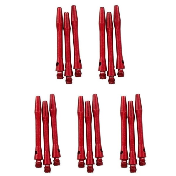 5x 3pc Formula Sports Alloy Coloured Dart Shafts Stems Short 35mm Assorted