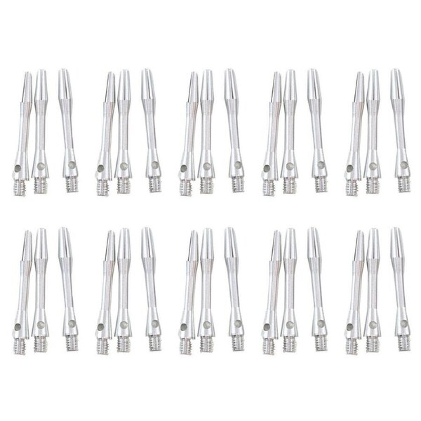 10x 3pc Formula Sports Nylon Dart Shafts Stems Short 35mm Silver