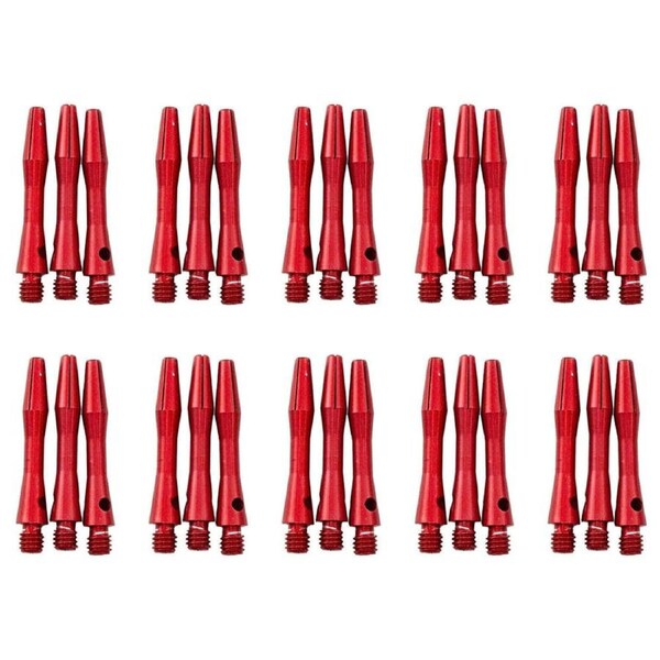 10x 3pc Formula Sports Alloy Coloured Dart Shafts Stems Medium 45mm Assorted