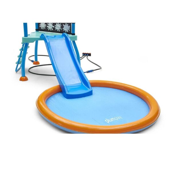 Plum Play Kids/Childrens Outdoor Water Park Splash Station W/ Slide & Pool 3Y+