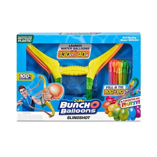 Zuru Bunch O Balloons Tropical Party Slingshot with 100+ Water Balloons