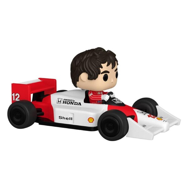 Funko Formula 1 McLaren Ayrton Senna With Race Car Pop! Ride Vinyl Figure
