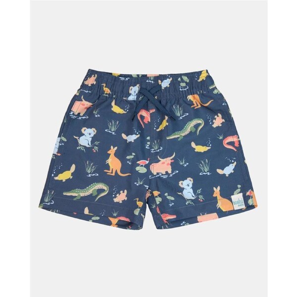 Toshi Swim Boardies Splash - Kakadu Moonlight Size 3