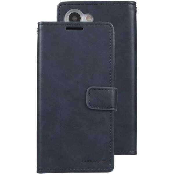 Goospery Blue Moon Wallet Case, Samsung s23 Plus-Black