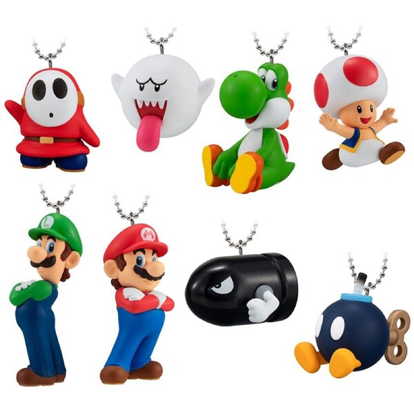 Super Mario Bros. - Mascot Charm Keyring Blind Bag (Single Bag)