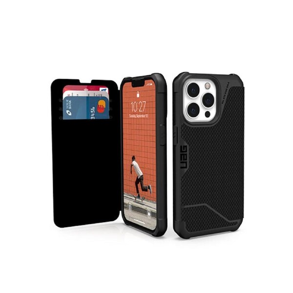 UAG Metropolis Case for Apple iPhone 13- Kevlar BLACK