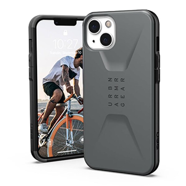 Urban Armor Gear Civilian Case for iPhone 13 - Silver