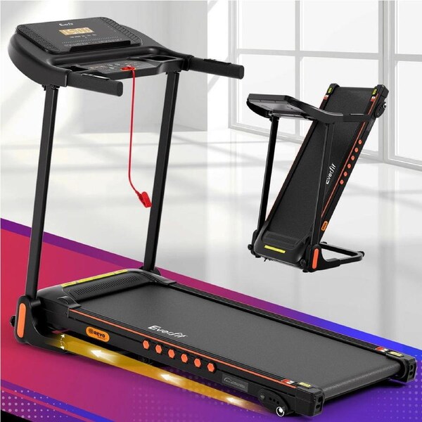 39cm Belt Everfit Electric Treadmill 4 Levels Incline Home Gym Fitness