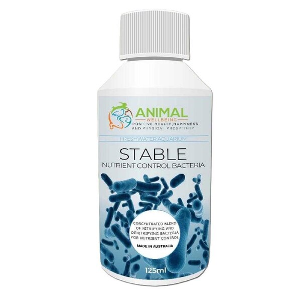 Animal Wellbeing Stable Nutrient Control Bacteria 125ml (A.ASNCB125)
