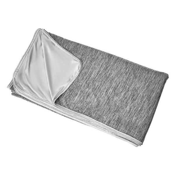Summer Cooling Blanket90"x90" Lightweight Breathable Ice Cooling Throw Soft Cold Blankets for Bed Sofa or Couch Keeps Hot Sleepers Cool Large 229x228cm Grey
