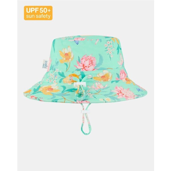 Toshi Swim Sunhat Paradise- Waratah Mint Extra Large