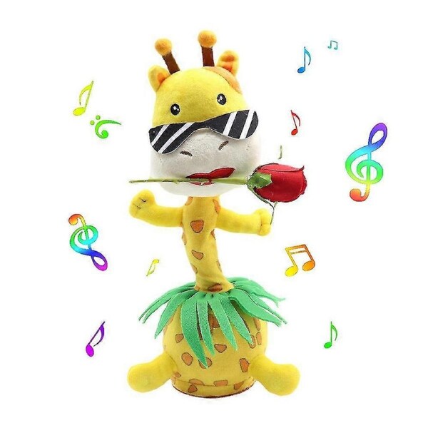 Dancing Deer Toy That Repeats What You Say! With Glowing Singing Recording Cute Deer Stuffed Animal Kids Toy Birthday Gifts