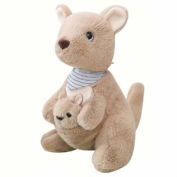 Mother and child kangaroo doll cute kangaroo baby souvenir parent-child plush toy