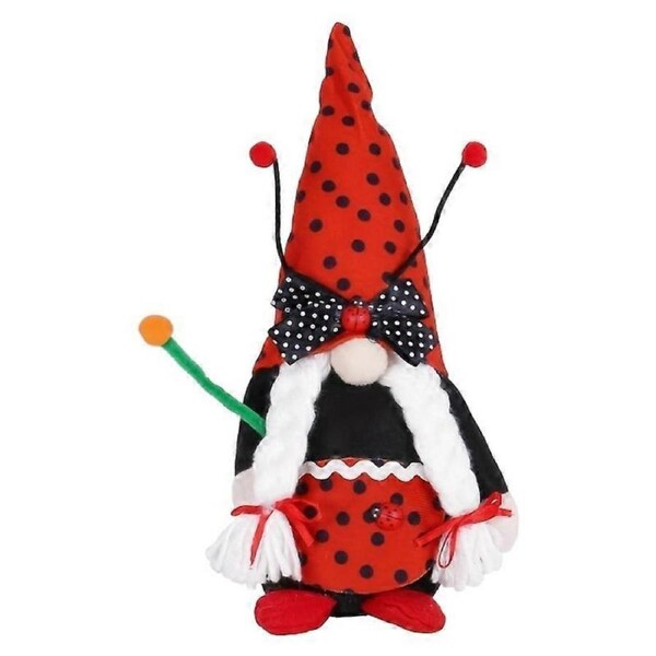 Creative Halloween Ladybug Doll Decoration Doll Home Plush Doll Ornament
