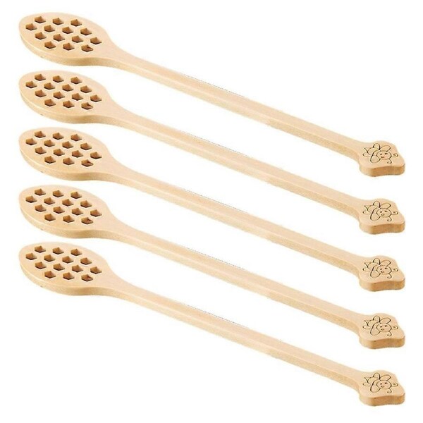 Wooden Stirring Spoon H-Oney Spoon Honeycomb