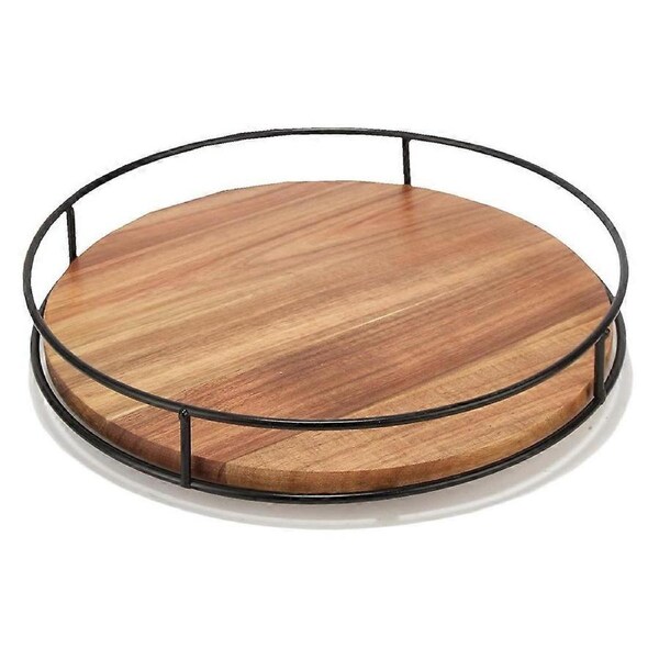 Rotating Tray Snack Fruit Bowl Vintage Cake Snack Tray