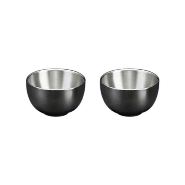 45ml Stainless Steel Sake Cup Double Layer Mini White Wine Cup,B