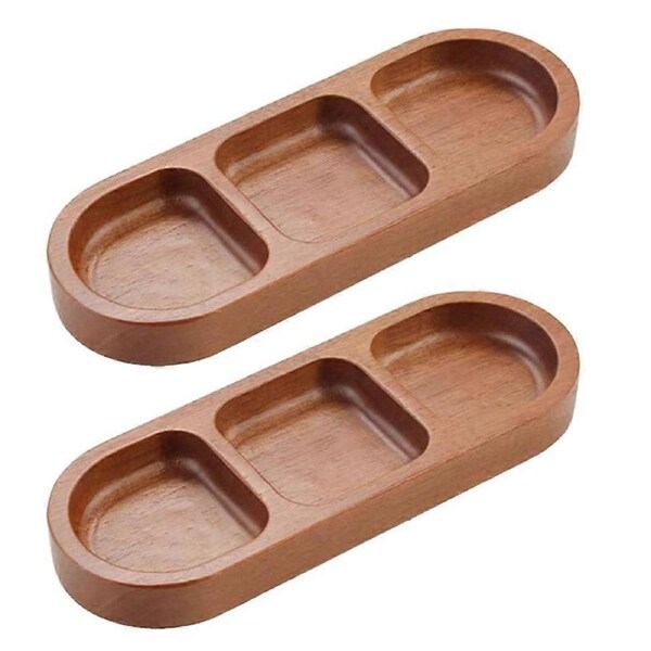 Solid Wood Rectangular Tray Seasoning Tray B