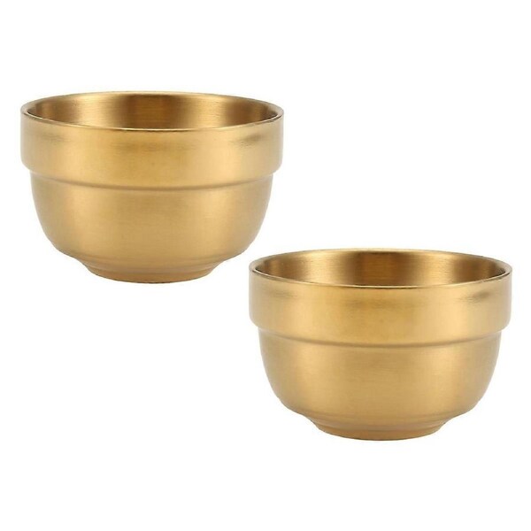 80ml Stainless Steel Sake Cup Double Layer Mini White Wine Cup,A