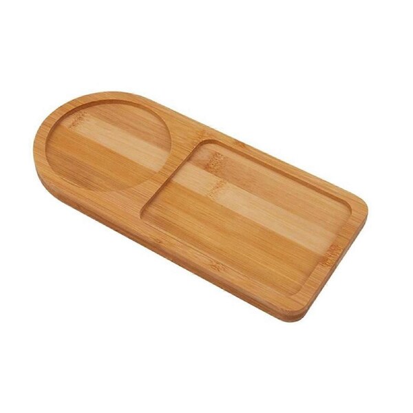 Tabletop Tea Tray Bread and Milk Separated Breakfast Tray