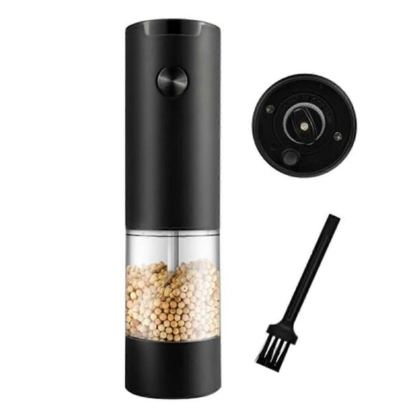 Electric Salt and Pepper Grinder Automatic Mill Convenient One Hand Operation Perfect for Kitchen an