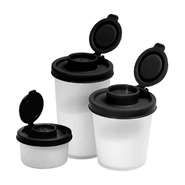 Salt and Pepper Shakers Moisture Proof Travel Spice Set Spice Jar with Covers Lids