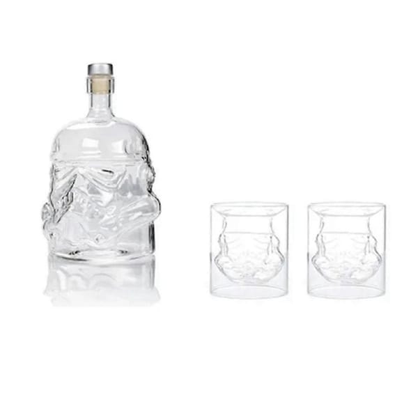 Transparent Skull Glass, High Borosilicate Glass, Heat- Wine Utensil,Skull Wine Bottle