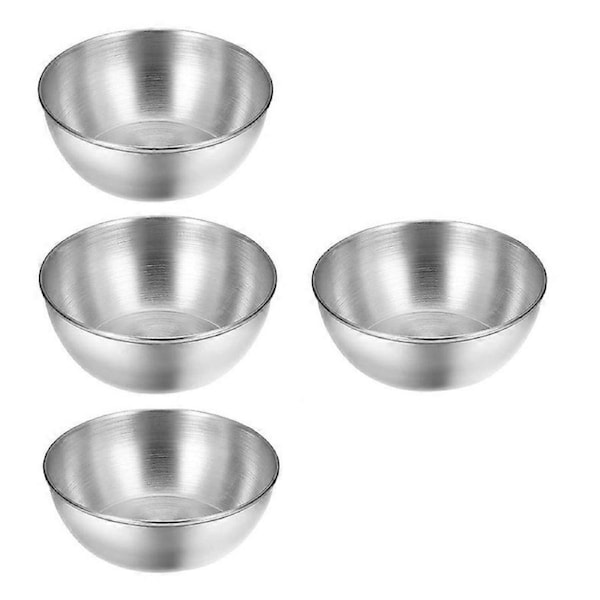 Sauce Cups 4Pcs Sauce Bowls 130Ml /3.46Inch Dressing Container Small Bowls for Dipping,Seasoning Con