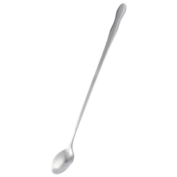10" Stainless Steel Tableware Long Handle Scoop Teaspoon