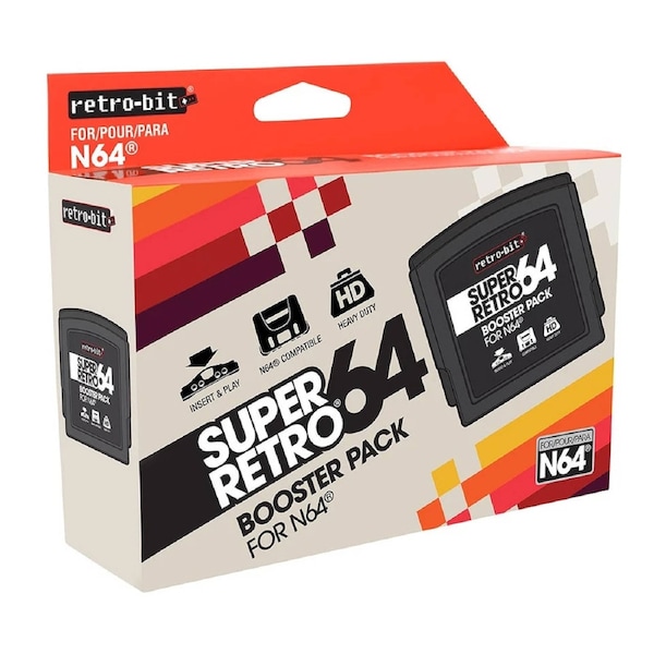 N64 Retro Bit Super Retro 64 RAM Booster Pack for Nintendo 64 NEW