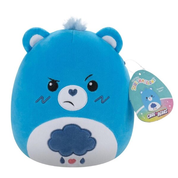 Squishmallows Care Bears Grumpy Bear 10 inch Plush