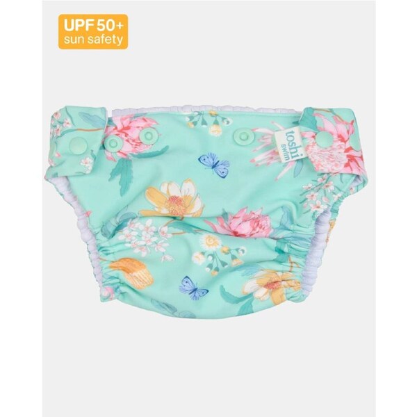 Toshi Swim Nappy Paradise - Waratah Mint 1-2