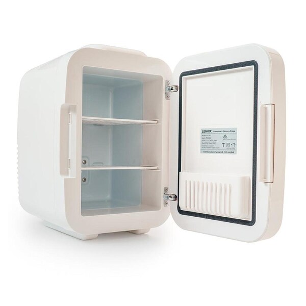 Cosmetic Mini Fridge 4L - Lenoxx Portable Beauty Skincare Refrigerator - Electric Cooler 43W