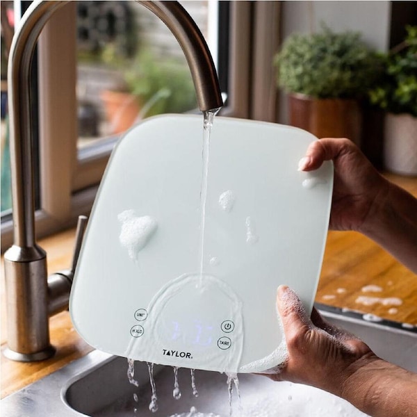 Digital Kitchen Scales - Home Commercial waterproof digital Scale 14kg Max - Wet Dry Vegetables Meat Nuts