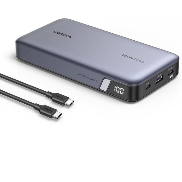 UGREEN 90597A 25000mAh PD 145W Laptop 3-Ports Power Bank