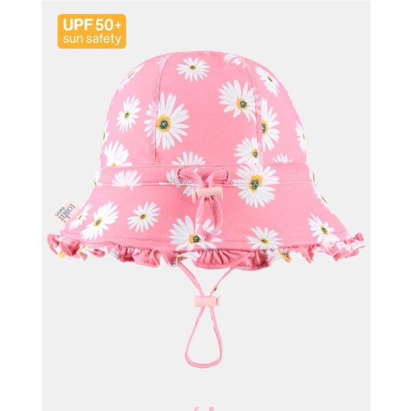 Toshi Swim Bell Hat Ripple Daisy Watermelon Medium