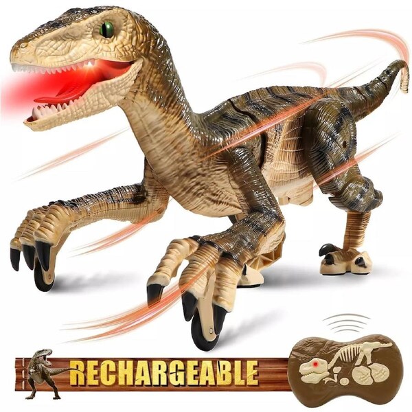 JOYBUY Remote Control Walking Robot Dinosaur Toy
