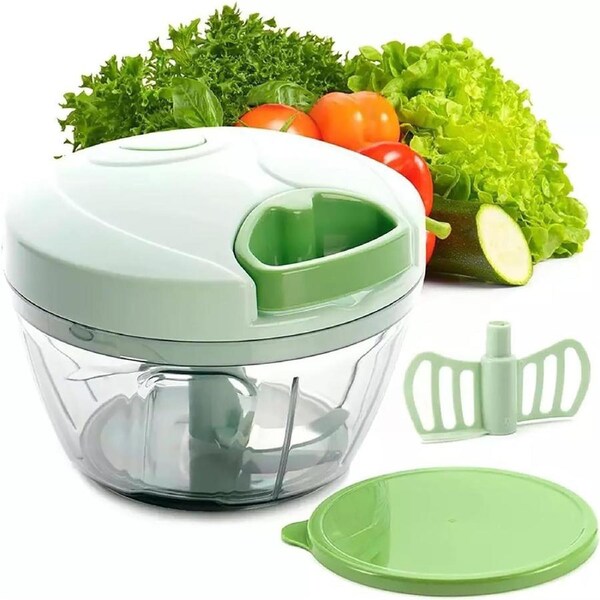 550ML Vegetable Chopper, Onion Chopper, Garlic Mincer, Multifunctional Hand-Pull Food Chopper