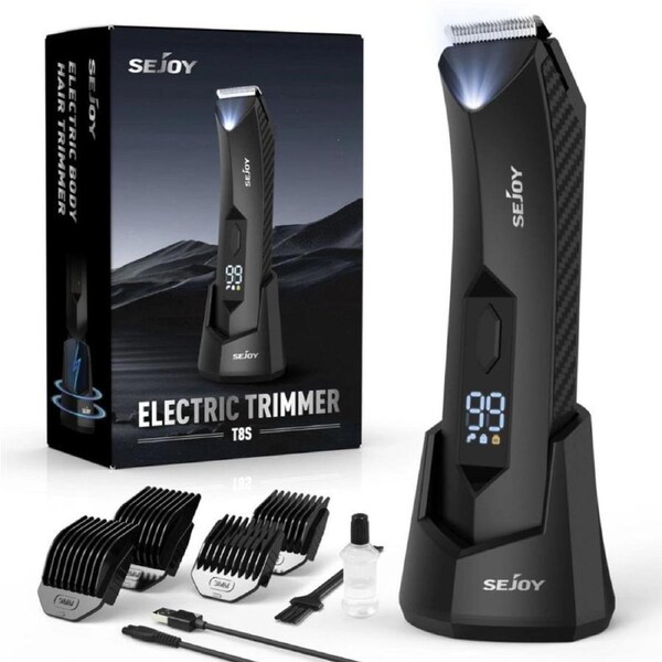 SEJOY Manscape Groin Hair Trimmer Electric Ball Trimmer Mens Body Shaver Groomer, Manscape Ball Trimmer