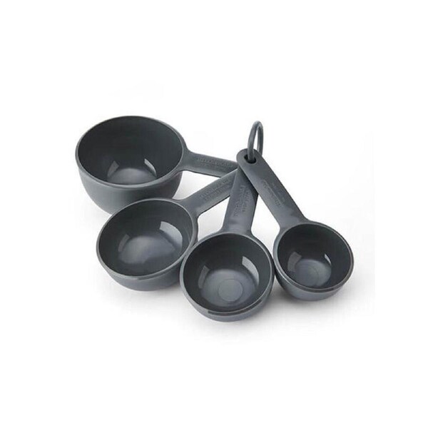 4pc KitchenAid Measuring Cups Cooking Utensil Charcoal Grey