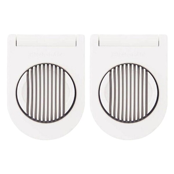2PK KitchenAid Universal Essential Cheese/Boiled Egg Slicer White