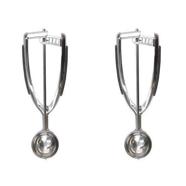 2PK KitchenAid Universal Ice Cream/Dessert Scooper Utensil Stainless Steel