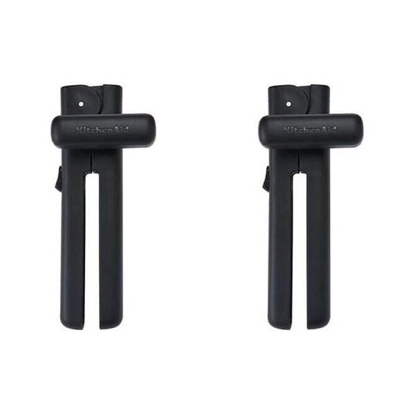 2PK KitchenAid Easy To Use Universal Locking Tin/Can Opener Matte Black