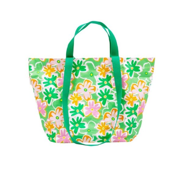 Splosh Summer Pop Beach Bag Travel Outdoor Carry Tote 63x41cm Green