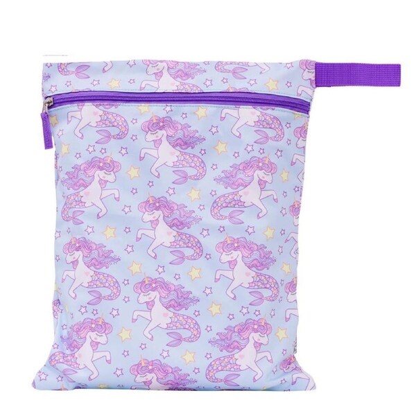 Splosh Out & About Mermicorn Waterproof Kids/Children Wet Bag 40cm Purple